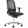 875  Eolo sedia ufficio schienale in rete, sedile tappezzato con tessuti a scelta