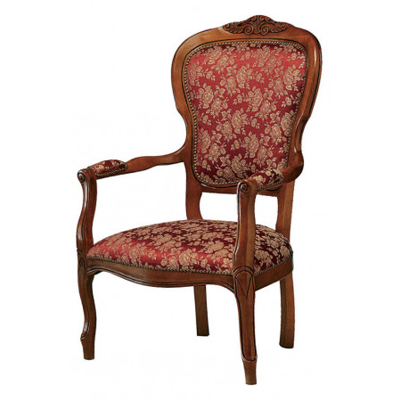 417/I   Raw or finished bech wood inlaid armchair, finishes to choice