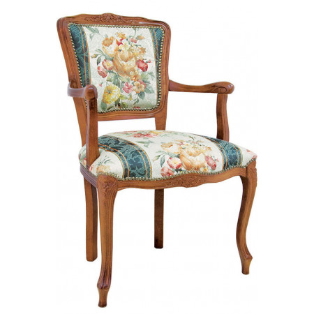 421/P  Raw or finished beech wood armchair, finishes to choice