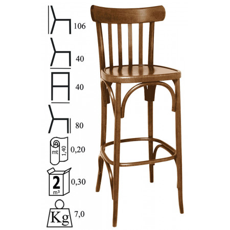 440/SG  Raw or finished beech wood stool, finishes to choice