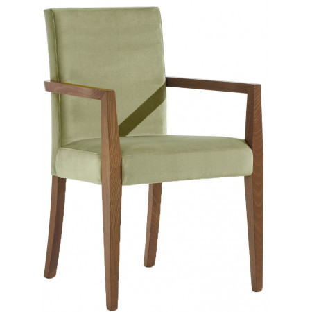 005/H  Raw or finished beech wood high chair, finishes to choice