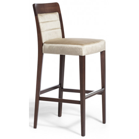 006/SG  Raw or finished beech wood stool, finishes to choice