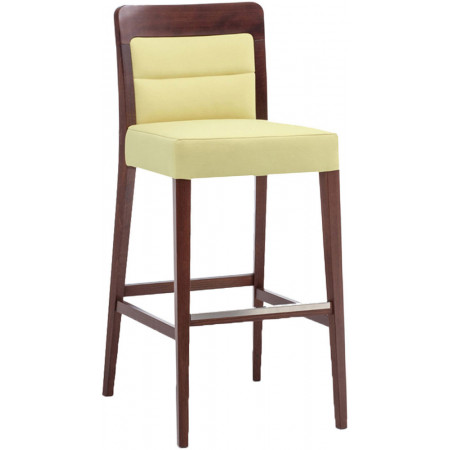 006/SG  Raw or finished beech wood stool, finishes to choice