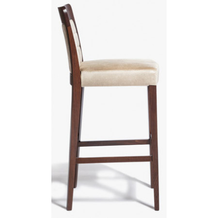 006/SG  Raw or finished beech wood stool, finishes to choice