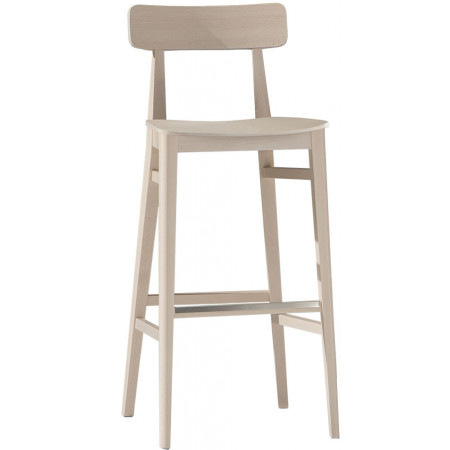 010/SG  Raw or finished beech or ash wood stool, finishes to choice