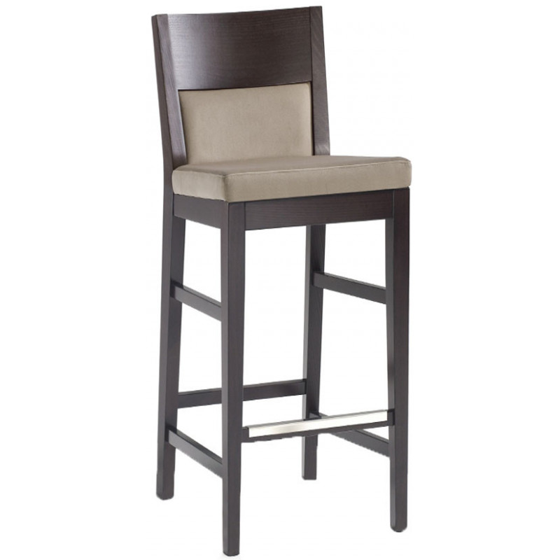 011/SG  Raw or finished beech wood stool, finishes to choice