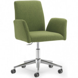 879  Ocean office chair, gas lift adjustment, upholstering with fabrics to choice