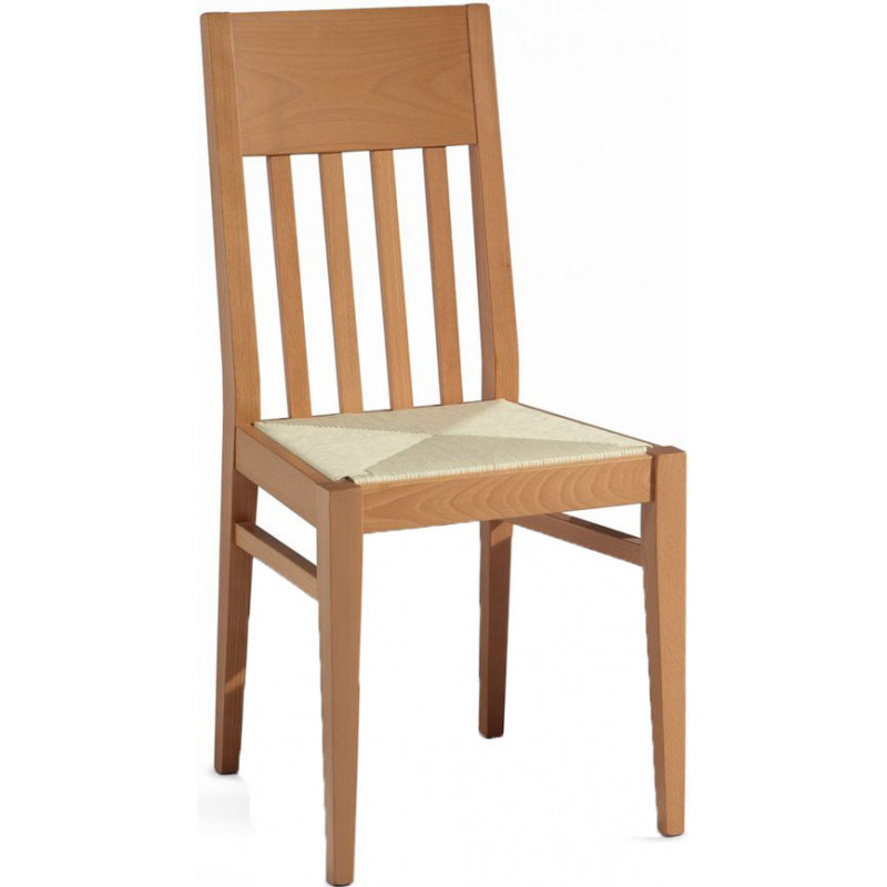 015  Raw or finished beech or durmast wood chair, finishes to choice