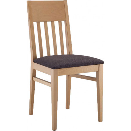 015  Raw or finished beech or durmast wood chair, finishes to choice