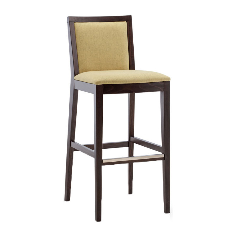 017/SG  Raw or finished beech wood stool, finishes to choice