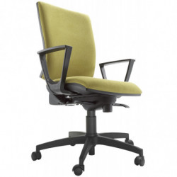 880  Sidney sedia ufficio versione alta o bassa, tappezzata con tessuti a scelta