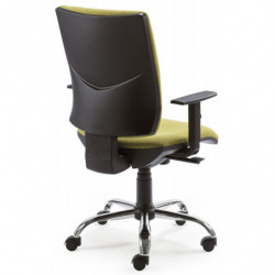 880  Sidney sedia ufficio versione alta o bassa, tappezzata con tessuti a scelta