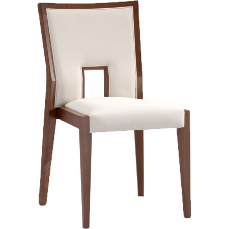 022  Raw or finished beech wood stackable chair, finishes to choice
