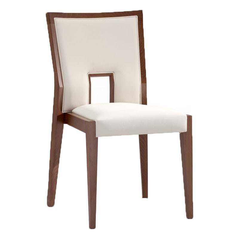 022  Raw or finished beech wood stackable chair, finishes to choice