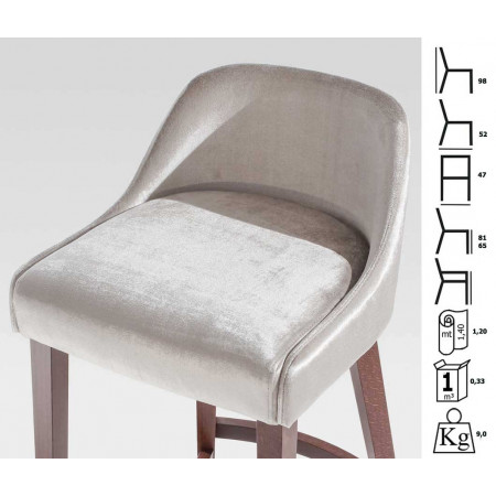 028/SG  Raw or finished beech wood stool, finishes to choice