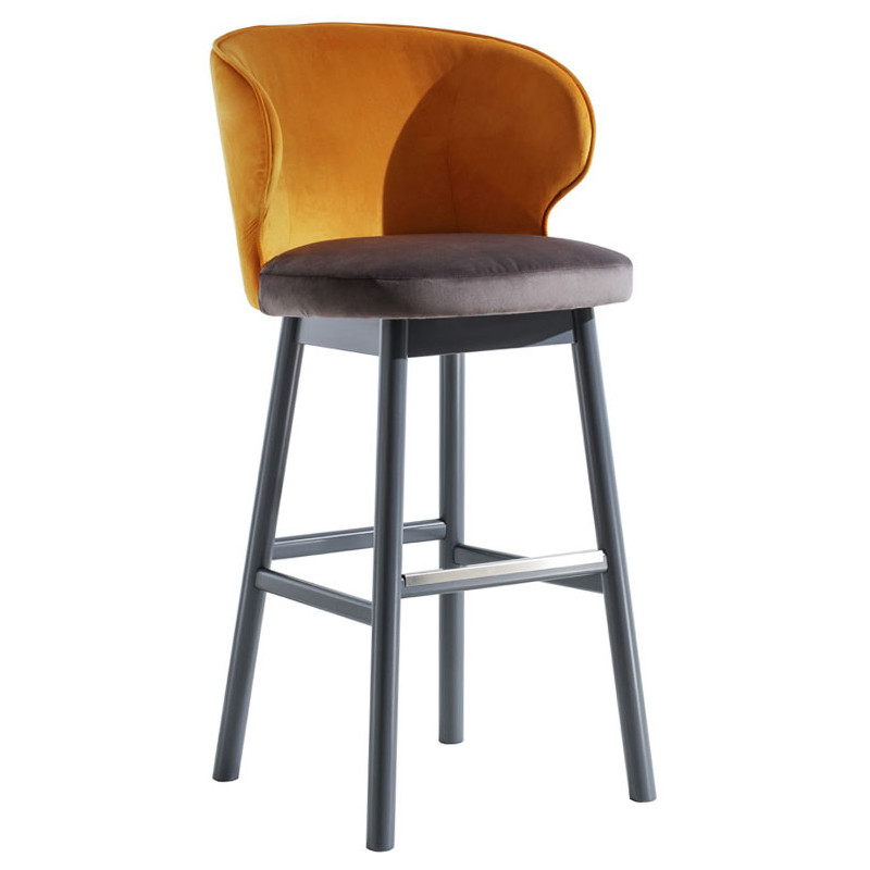 029/SG  Raw or finished beech wood stool, finishes to choice