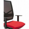 505  Fly nera sedia ufficio versione alta o bassa, tappezzata con tessuti a scelta