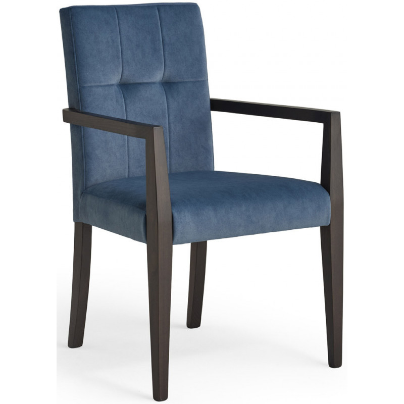 034/P  Raw or finished beech wood armchair, finishes to choice