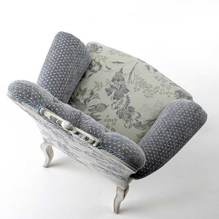 045/P  Raw or finished beech wood armchair, finishes to choice