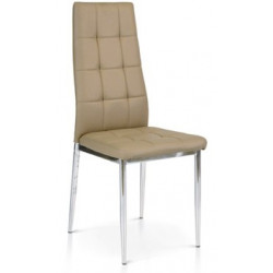 935  sedia cromata tappezzata ecopelle 4 colori