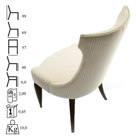 059  Sedia in faggio grezza o finita, finiture a scelta