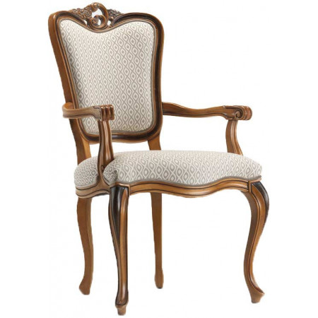 068/C  Raw or finished beech wood armchair, finishes to choice