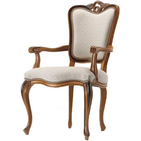 068/C  Raw or finished beech wood armchair, finishes to choice