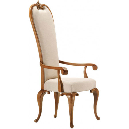 075/C  Raw or finished beech wood armchair, finishes to choice