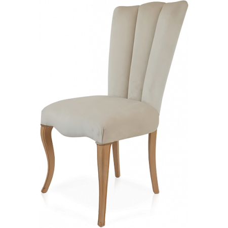087  Raw or finished beech wood chair, finishes to choice