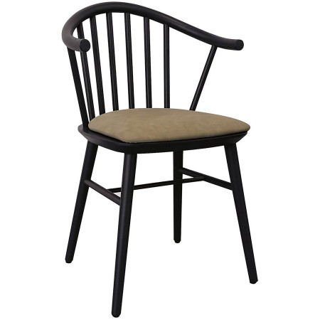 089  Raw or finished ash wood armchair, finishes to choice