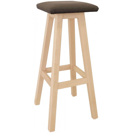 090  Raw or finished beech wood stool, finishes to choice