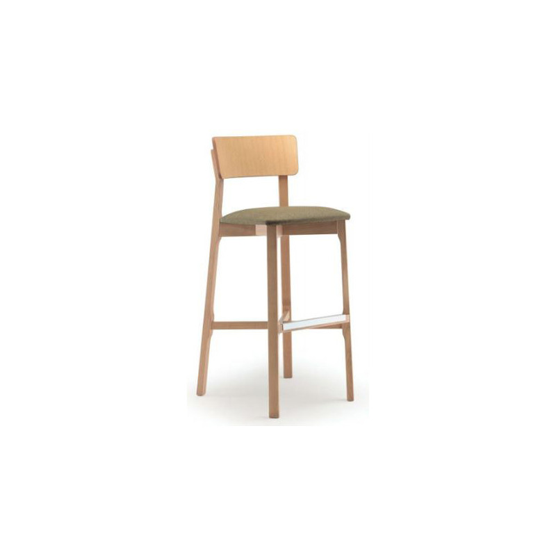 094  Raw or finished ash wood stool, finishes to choice