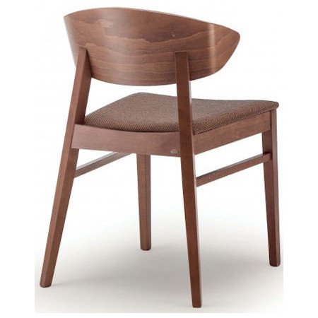 096  Raw or finished beech wood chair, finishes to choice