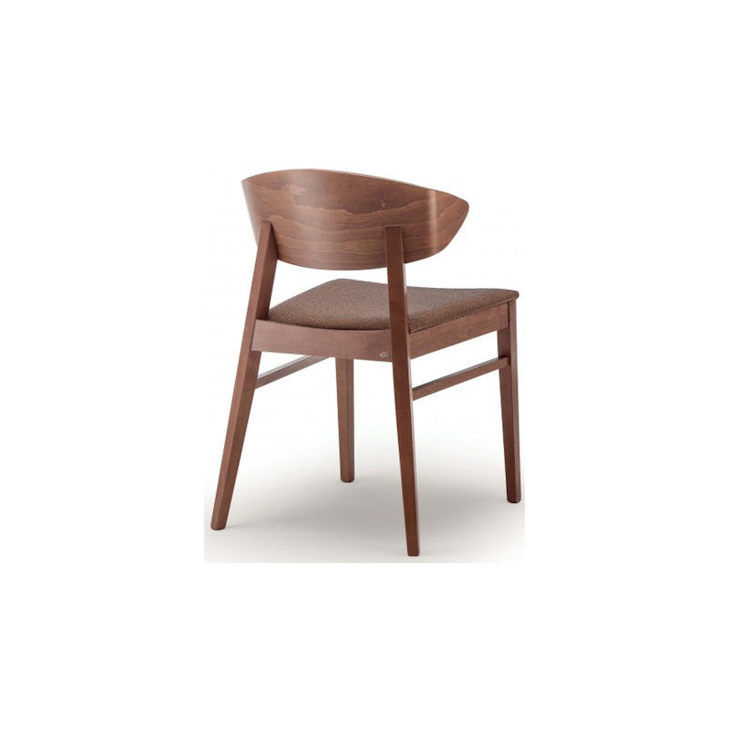 096  Raw or finished beech wood chair, finishes to choice