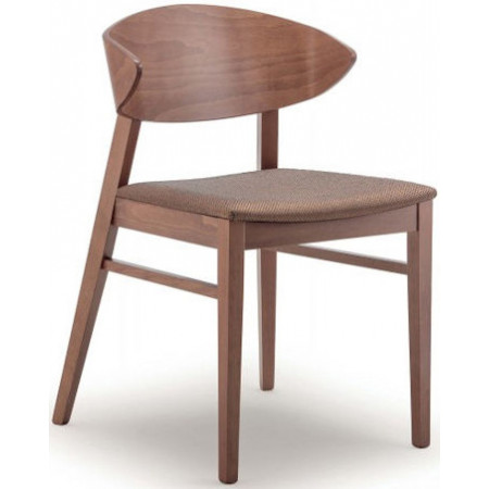096  Raw or finished beech wood chair, finishes to choice