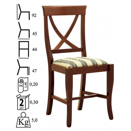 429  Raw or finished beech wood chair, finishes to choice