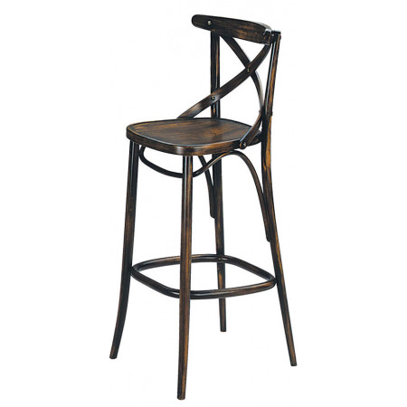 442/SG  Raw or finished beech wood stool, finishes to choice