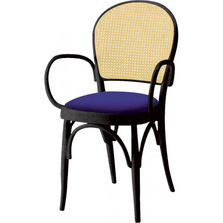 444/C  Raw or finished bech wood armchair, finishes to choice