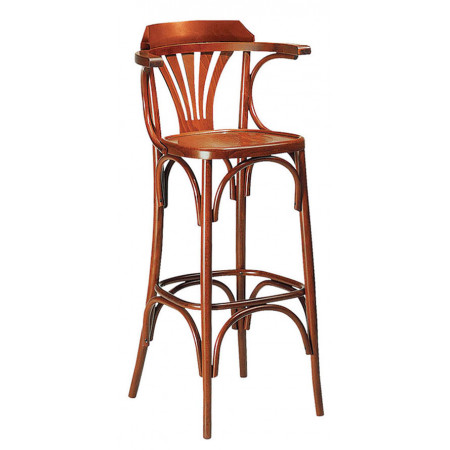 454  Raw or finished beech wood stool, finishes to choice