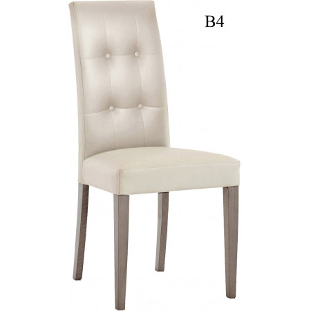 468/B  Beech wood finished chair, 5 colours availables