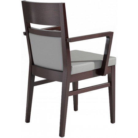 529/CB  Raw or finished bech wood armchair, finishes to choice
