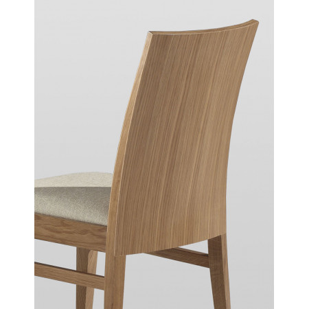 542  Raw or finished bech or durmast wood chair, finishes to choice