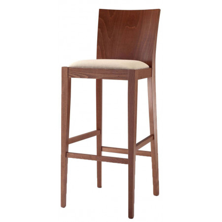 542/SG  Raw or finished beech wood stool, finishes to choice