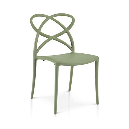 948  Stackable chair, polypropylene structure 3 colours frame