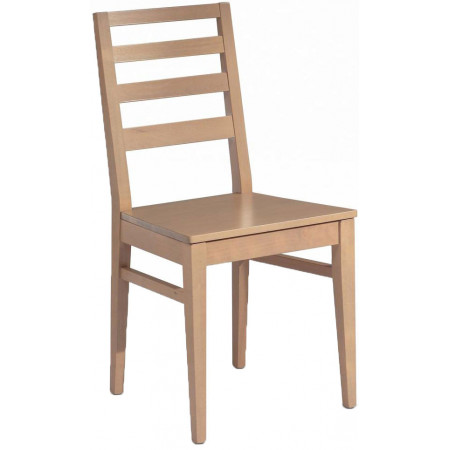 561  Raw or finished beech or durmast wood chair, finishes to choice