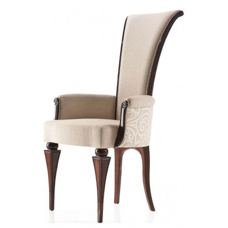 586/P  Raw or finished bech wood armchair, finishes to choice