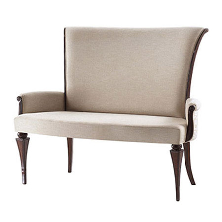 586/D  Raw or finished beech wood sofa, finishes to choice