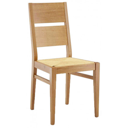 613  Raw or finished beech or durmast wood chair, finishes to choice