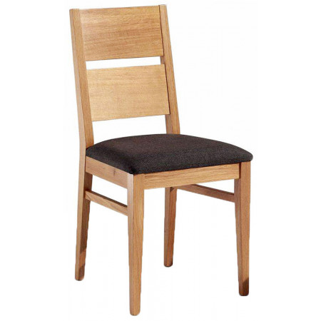 613  Raw or finished beech or durmast wood chair, finishes to choice