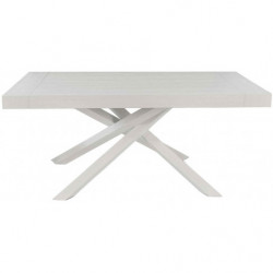 2269  Tavolo allungabile con base in metallo e piano in melaminico